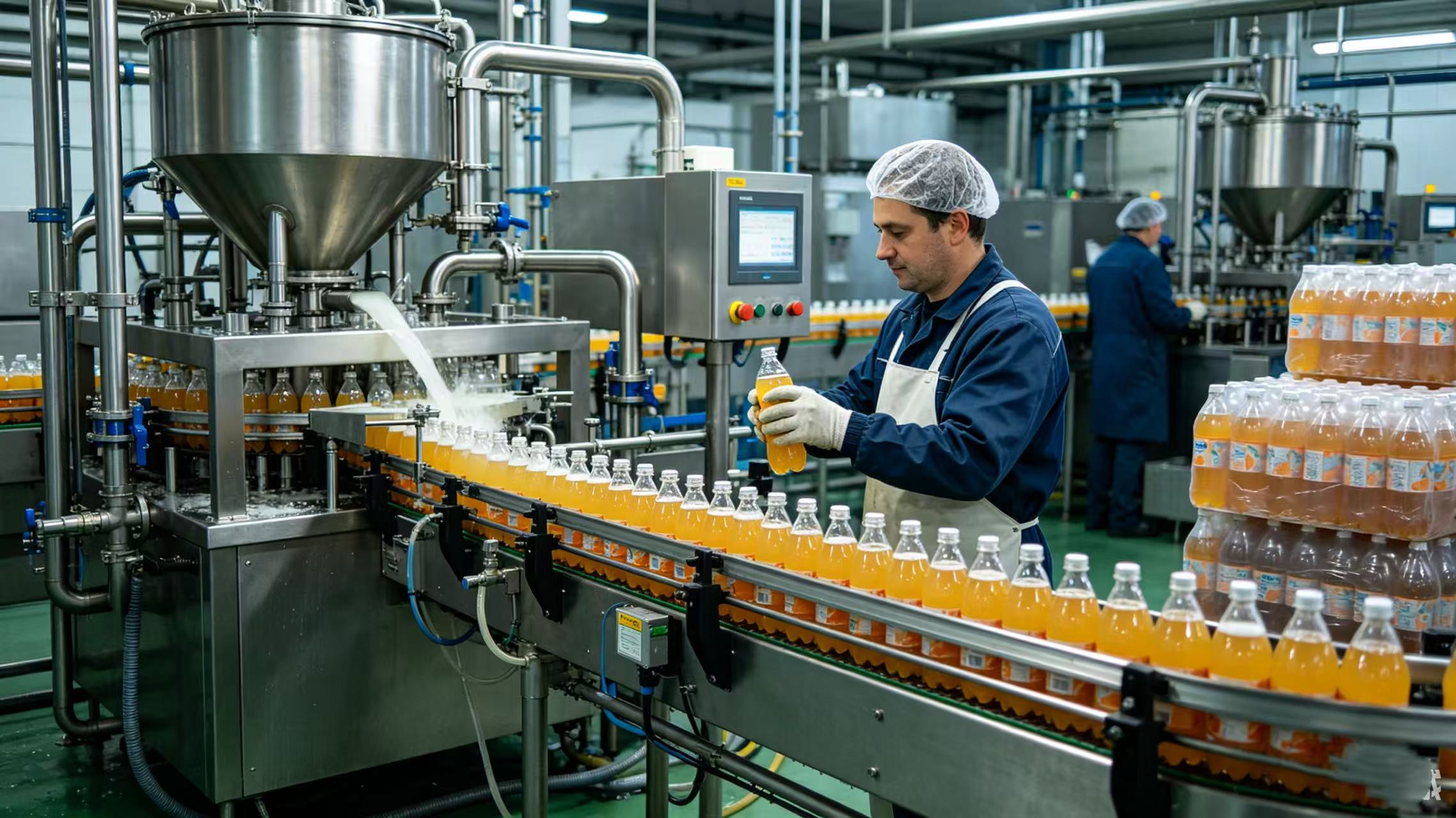 Applikazzjonijiet, vantaġġi, u standards ta 'kompressuri ta' l-arja bil-kamin fl-industrija ta 'l-ikel u x-xorb.
